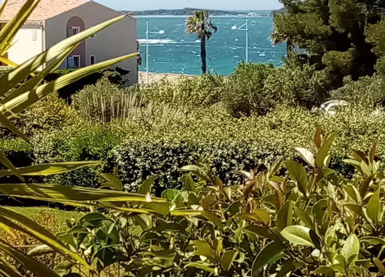 T2 Dans Domaine Prive Piscine Tennis Parc Parc Aquatique Vue Mer Et Plage Six-Fours-les-Plages